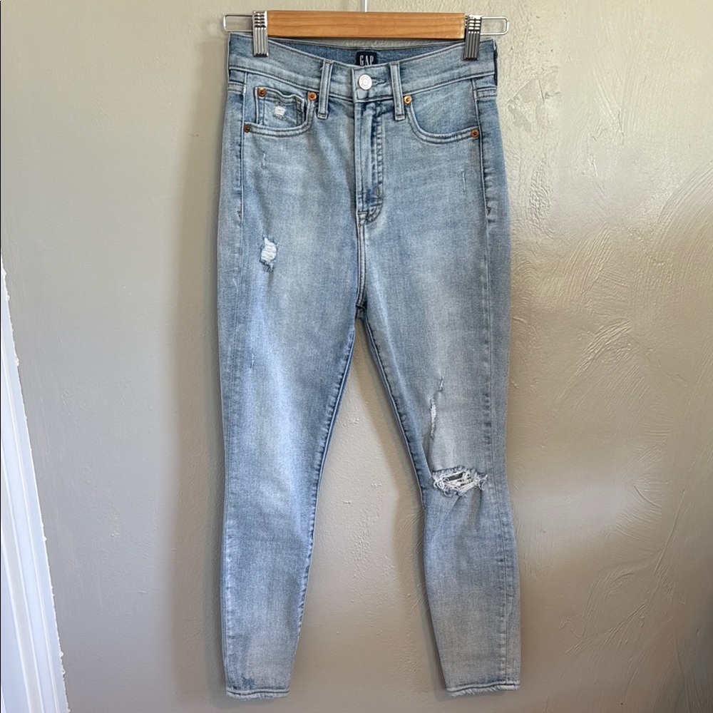 GAP true skinny high rise jeans